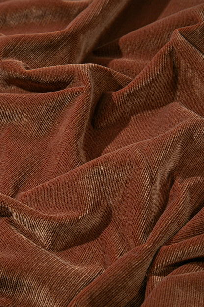 Rayna Kadife Perde Kiremit 120x210