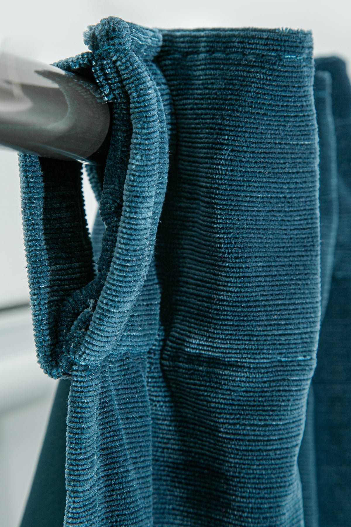 Rayna Kadife Perde Mavi 120x210