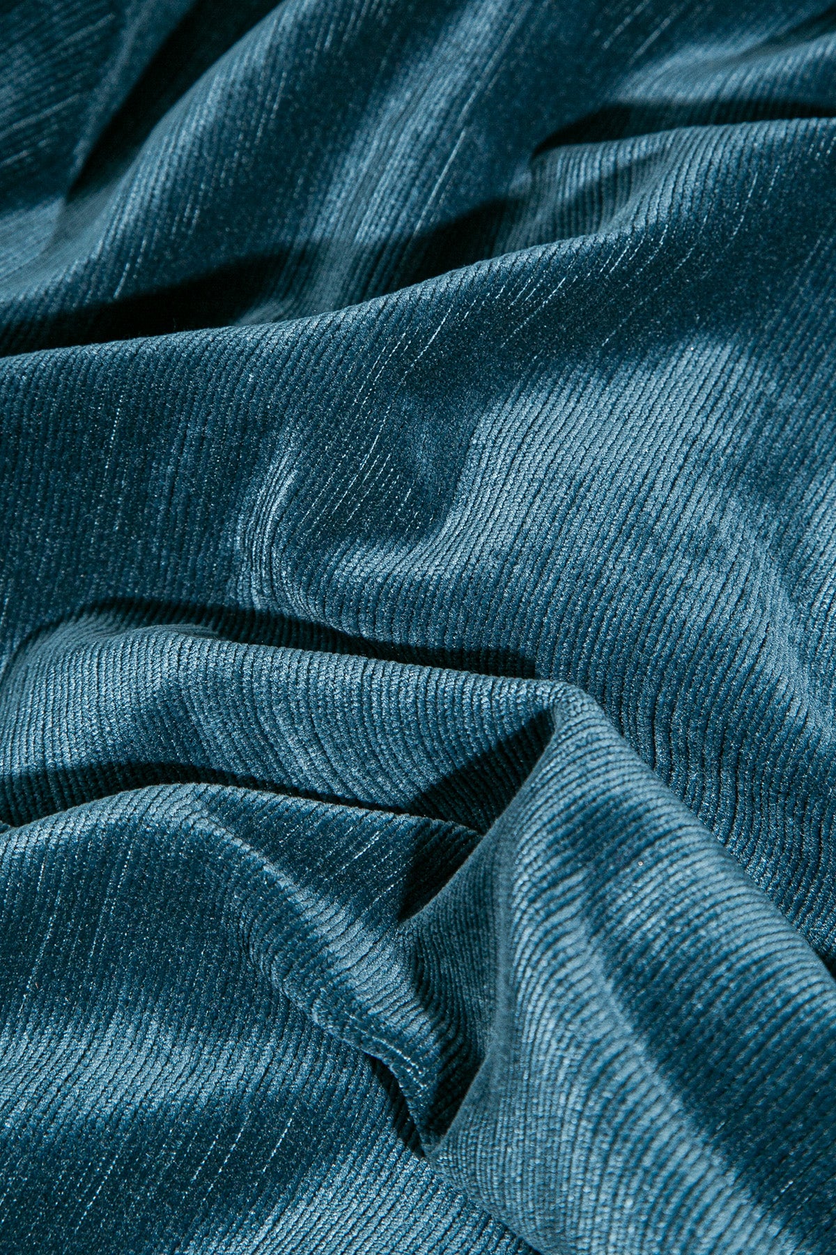 Rayna Kadife Perde Mavi 120x210