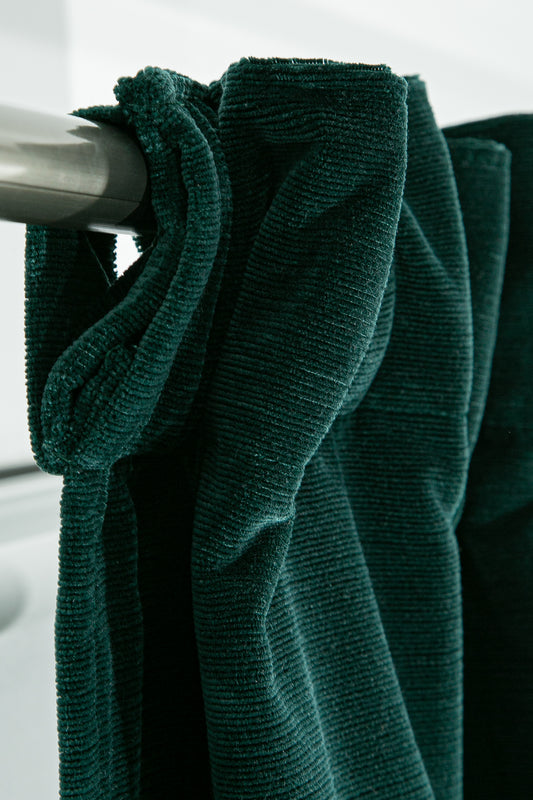 Rayna Kadife Perde Yeşil 120x240