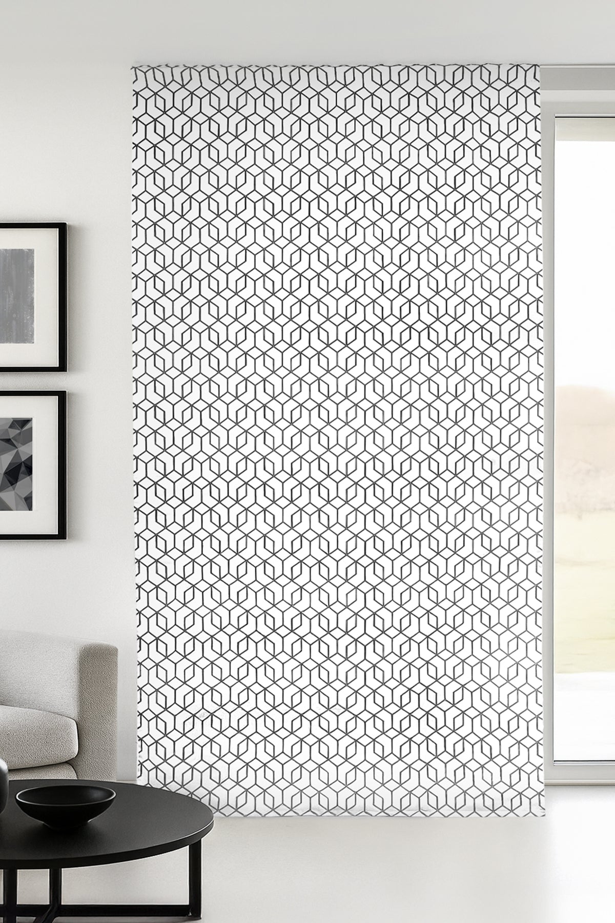 Salvino Fon Perde Beyaz 140x260