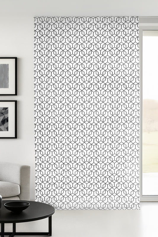 Salvino Fon Perde Beyaz 140x260