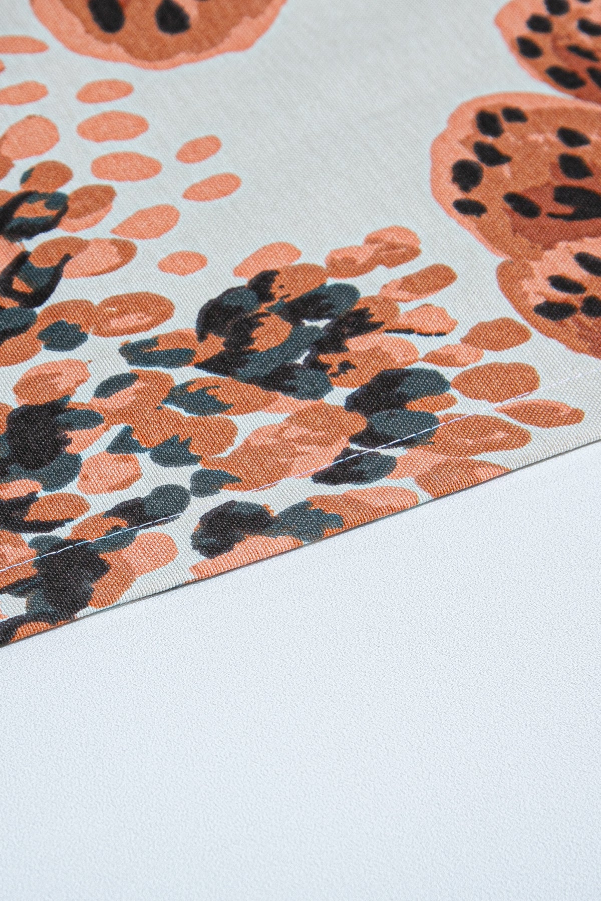 Taiga Fon Perde Bej Turuncu 140x240