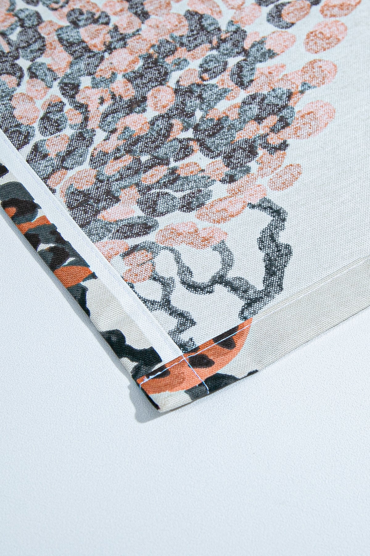 Taiga Fon Perde Bej Turuncu 140x240